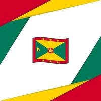 Grenada vlag abstract achtergrond ontwerp sjabloon. Grenada onafhankelijkheid dag banier sociaal media na. Grenada vector