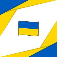 Oekraïne vlag abstract achtergrond ontwerp sjabloon. Oekraïne onafhankelijkheid dag banier sociaal media na. Oekraïne ontwerp vector