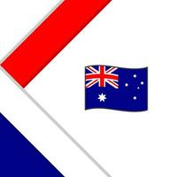 Australië vlag abstract achtergrond ontwerp sjabloon. Australië onafhankelijkheid dag banier sociaal media na. Australië illustratie vector