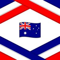 Australië vlag abstract achtergrond ontwerp sjabloon. Australië onafhankelijkheid dag banier sociaal media na. Australië sjabloon vector
