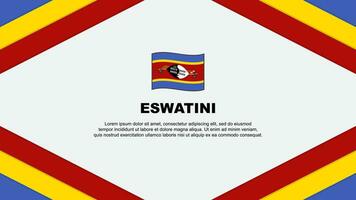 eswatini vlag abstract achtergrond ontwerp sjabloon. eswatini onafhankelijkheid dag banier tekenfilm vector illustratie. eswatini sjabloon