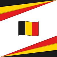 belgie vlag abstract achtergrond ontwerp sjabloon. belgie onafhankelijkheid dag banier sociaal media na. belgie ontwerp vector