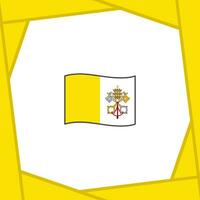 Vaticaan stad vlag abstract achtergrond ontwerp sjabloon. Vaticaan stad onafhankelijkheid dag banier sociaal media na. Vaticaan stad onafhankelijkheid dag vector