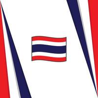 Thailand vlag abstract achtergrond ontwerp sjabloon. Thailand onafhankelijkheid dag banier sociaal media na. Thailand vlag vector