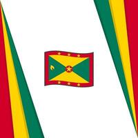 Grenada vlag abstract achtergrond ontwerp sjabloon. Grenada onafhankelijkheid dag banier sociaal media na. Grenada vlag vector