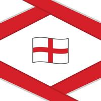 Engeland vlag abstract achtergrond ontwerp sjabloon. Engeland onafhankelijkheid dag banier sociaal media na. Engeland illustratie vector