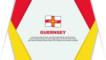 Guernsey vlag abstract achtergrond ontwerp sjabloon. Guernsey onafhankelijkheid dag banier tekenfilm vector illustratie. Guernsey achtergrond