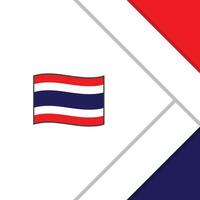 Thailand vlag abstract achtergrond ontwerp sjabloon. Thailand onafhankelijkheid dag banier sociaal media na. Thailand tekenfilm vector