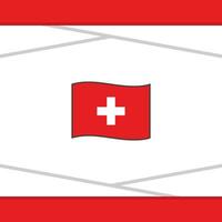 Zwitserland vlag abstract achtergrond ontwerp sjabloon. Zwitserland onafhankelijkheid dag banier sociaal media na. Zwitserland vector