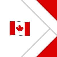 Canada vlag abstract achtergrond ontwerp sjabloon. Canada onafhankelijkheid dag banier sociaal media na. Canada tekenfilm vector