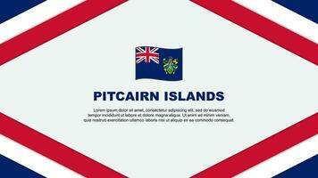 pitcairn eilanden vlag abstract achtergrond ontwerp sjabloon. pitcairn eilanden onafhankelijkheid dag banier tekenfilm vector illustratie. pitcairn eilanden sjabloon