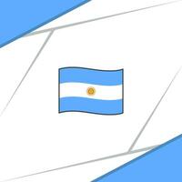 Argentinië vlag abstract achtergrond ontwerp sjabloon. Argentinië onafhankelijkheid dag banier sociaal media na. Argentinië ontwerp vector