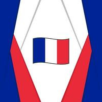Frankrijk vlag abstract achtergrond ontwerp sjabloon. Frankrijk onafhankelijkheid dag banier sociaal media na. Frankrijk vlag vector