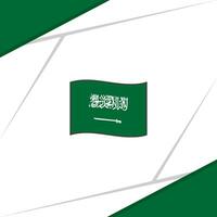 saudi Arabië vlag abstract achtergrond ontwerp sjabloon. saudi Arabië onafhankelijkheid dag banier sociaal media na. saudi Arabië vector