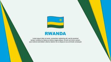 rwanda vlag abstract achtergrond ontwerp sjabloon. rwanda onafhankelijkheid dag banier tekenfilm vector illustratie. rwanda vlag