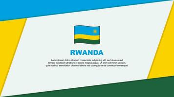 rwanda vlag abstract achtergrond ontwerp sjabloon. rwanda onafhankelijkheid dag banier tekenfilm vector illustratie. rwanda banier