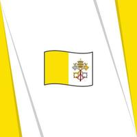 Vaticaan stad vlag abstract achtergrond ontwerp sjabloon. Vaticaan stad onafhankelijkheid dag banier sociaal media na. Vaticaan stad banier vector