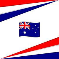Australië vlag abstract achtergrond ontwerp sjabloon. Australië onafhankelijkheid dag banier sociaal media na. Australië ontwerp vector