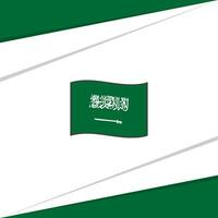 saudi Arabië vlag abstract achtergrond ontwerp sjabloon. saudi Arabië onafhankelijkheid dag banier sociaal media na. saudi Arabië ontwerp vector