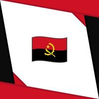 Angola vlag abstract achtergrond ontwerp sjabloon. Angola onafhankelijkheid dag banier sociaal media na. Angola onafhankelijkheid dag vector