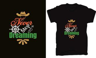 t-shirt ontwerp in vector, icoon en typografie. vector