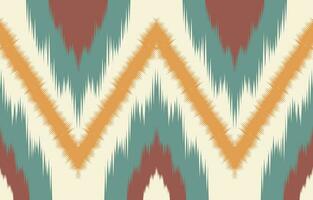 etnisch abstract ikat kunst. aztec ornament afdrukken. meetkundig etnisch patroon naadloos kleur oosters. ontwerp voor achtergrond ,gordijn, tapijt, behang, kleding, inpakken, batik, vector illustratie.