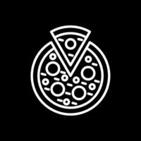 vegetarisch pizza vector icoon ontwerp