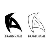 brief een logo concept. lijn, silhouet, gemakkelijk, modern en minimaal stijl. gebruikt voor icoon, logo, symbool, teken, bedrijf en zakelijke vector