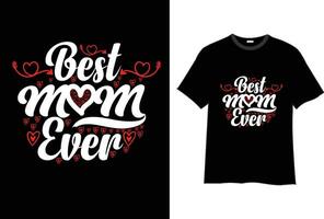 moeder dag belettering citaten, moeder t overhemd ontwerp vector