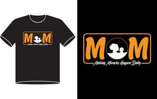 mam typografie vector t-shirt ontwerp pro downloaden pro vector