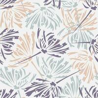 naadloos abstract bloemen patroon. afdrukken voor kleding stof ontwerp, behang, inpakken. vector