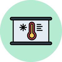 thermometer vector pictogram