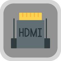 hdmi vector icoon ontwerp