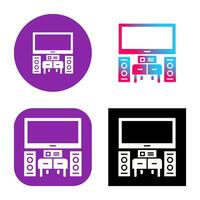 thuisbioscoop vector pictogram