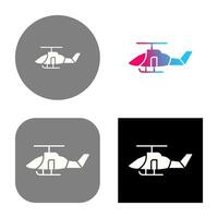 leger helikopter vector icoon