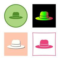 vrouwen hoed vector icoon