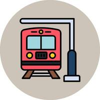 trein station vector icoon