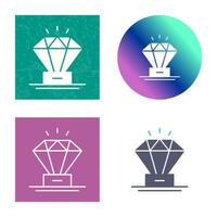 diamant vector pictogram