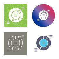 cirkeldiagram vector pictogram