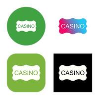 casino teken vector icoon