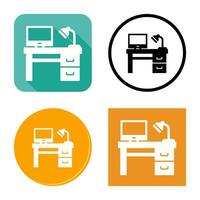 bureau vector pictogram