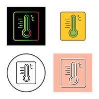 thermometer vector pictogram