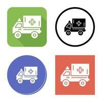 ambulance vector pictogram