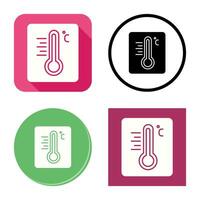 thermometer vector pictogram