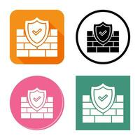 firewall vector pictogram