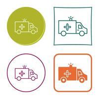 ambulance vector pictogram