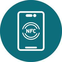 nfc vector icoon