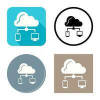 wolk vector pictogram