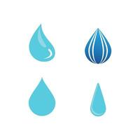 water laten vallen illustratie logo vector ontwerp