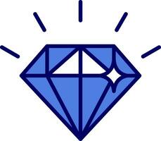 diamant vector pictogram